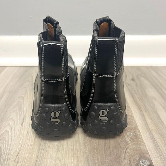 Nike Lab G Series Boots Women’s 8.5 Black Patent Leather Pull On Winter New - Picture 3 of 7